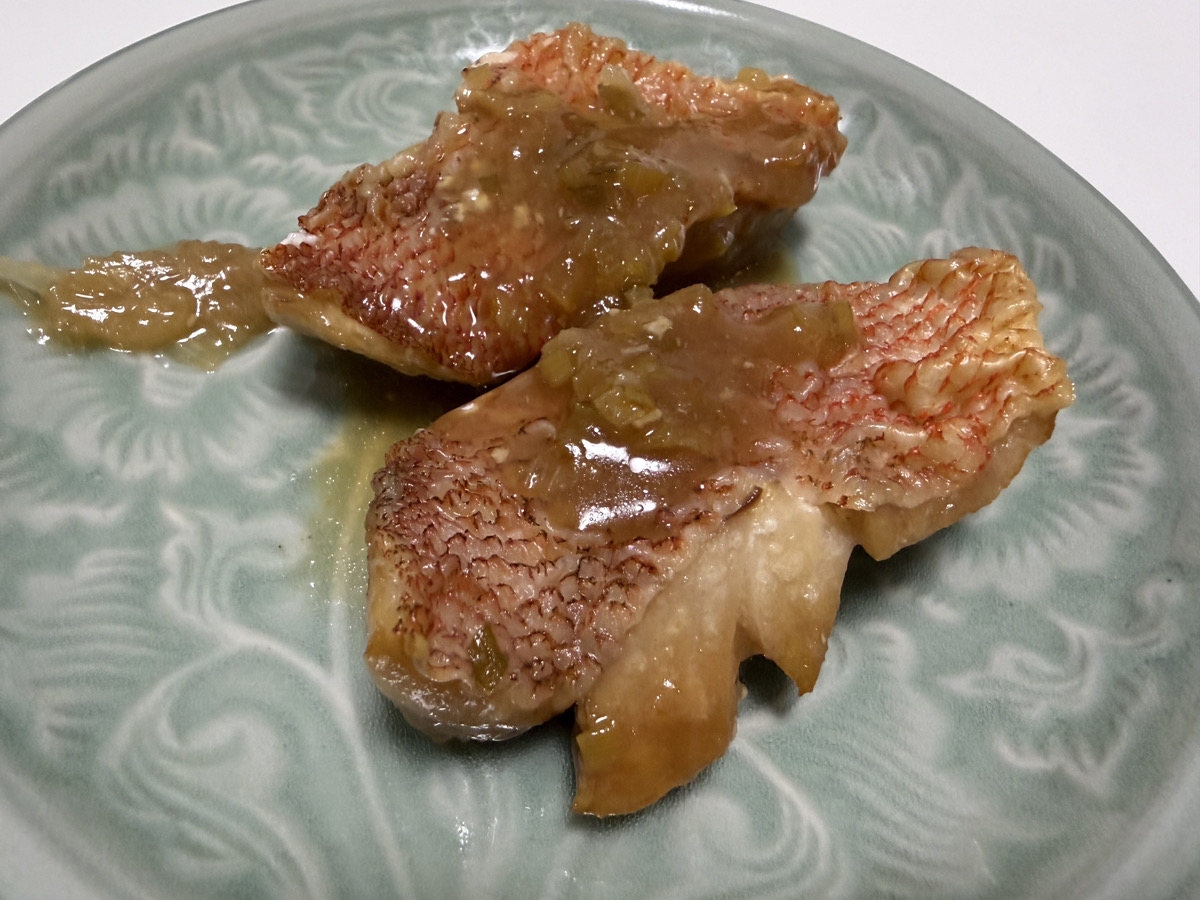 赤魚の中華香味ソース